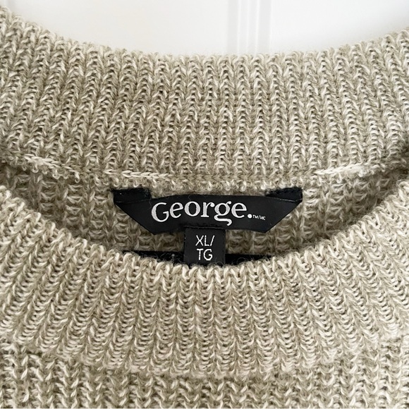 George Green Acrylic Knit Drop Shoulder Sweater Size XL - Picture 3 of 7